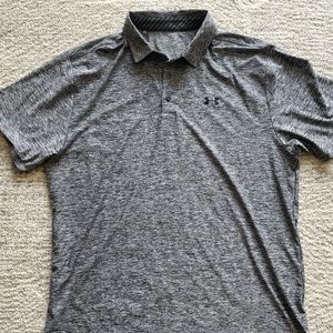 Under Armour Golf Polo, Men’s size XL, Heather Grey